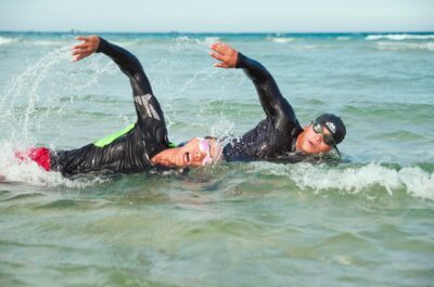 Two of Alma’s lifeguards will compete in the ‘Half Oceanman’ event